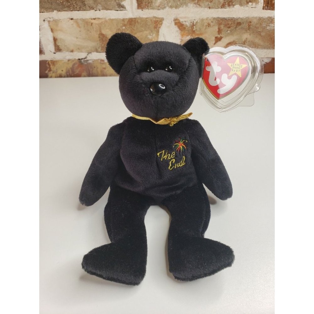 Ty Beanie Baby The End 1999 Y2k Millennium Teddy Bear